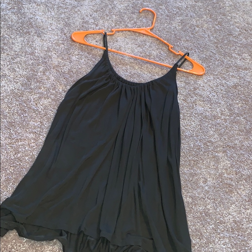 Olive green LOFT tank top